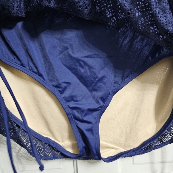 Swim by Cacique Crochet Swim Skirt Lane Bryant - Picture 4 of 8